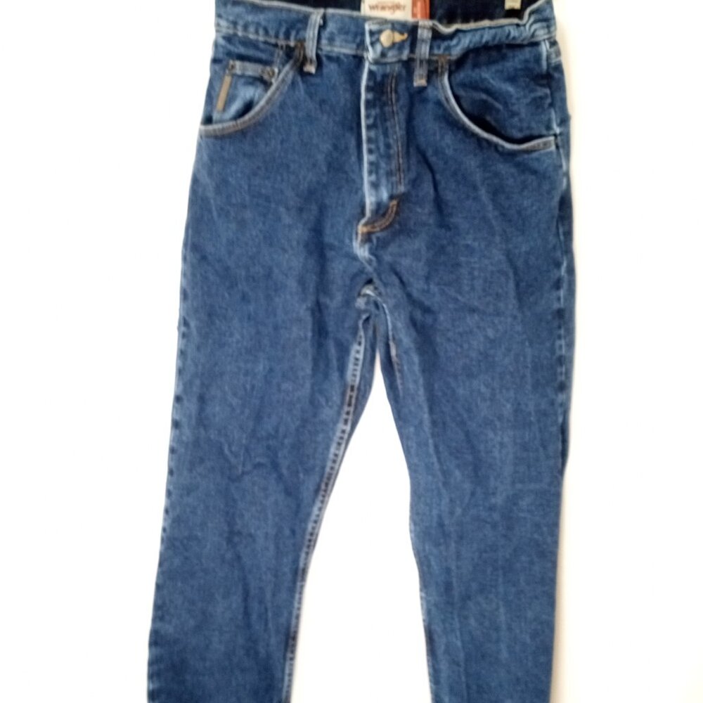 Genuine Wrangler Regular Fit Blue Jeans Mens 32x32 (Actual 32x31)